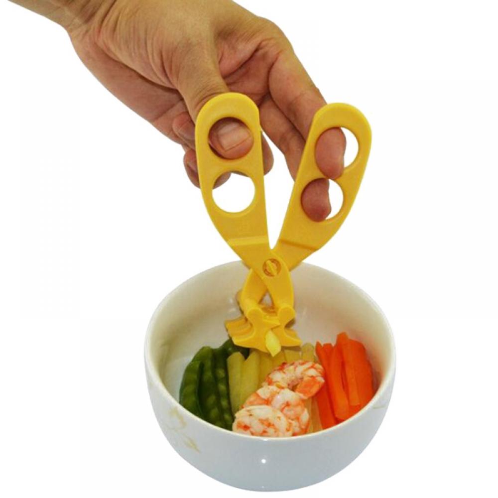 Portable Baby Food Scissor,Cutter, Masher, Easy Cleaning Food Slicer Shears  (Comes with Travel Storage Case) 